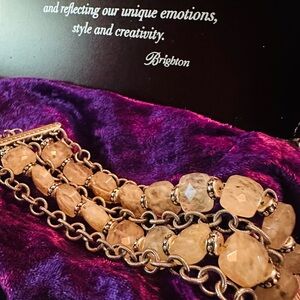 Retired NWT Brighton Rock My Heart Quartz Bracelet JB4582